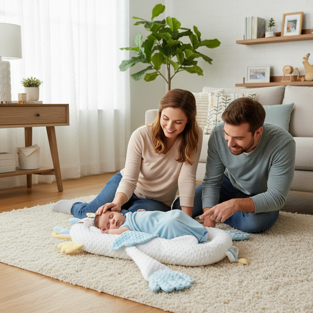 MimoTouch® - Espreguiçadeira Inteligente Calmante para Bebês