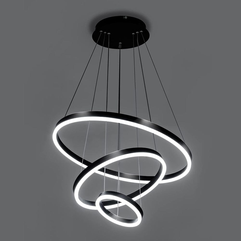 Lustre Pendente Triplo Led Circular Milan - eFlix