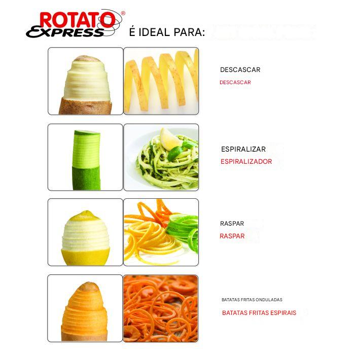 Rotato Express - Maquina de Descascar Multiuso Automatica