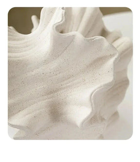 Escultura em Resina Vaso Decorativo para Flores - eFlix