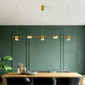 Luminária de Teto Pendente Urban Elegance com 5 Lâmpadas - eFlix