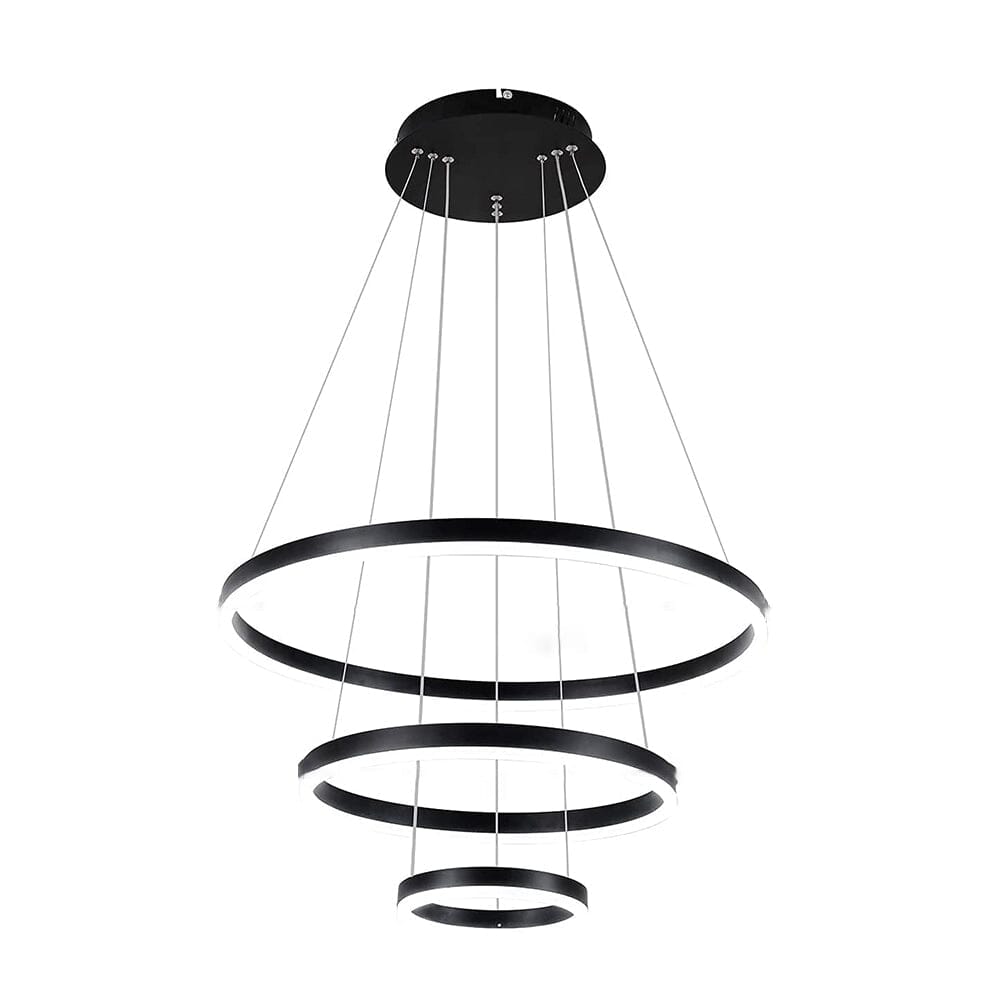 Lustre Pendente Triplo Led Circular Milan - eFlix