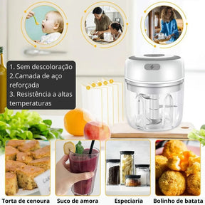 Mini Porcessador Elétrico - Multiuso Automático