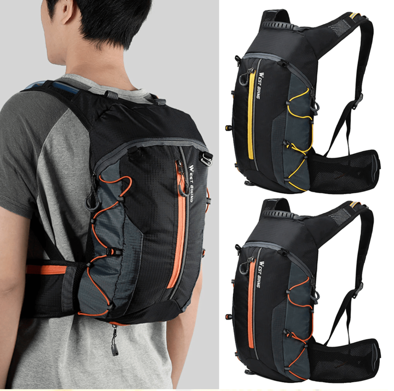 Mochila para Ciclismo e Caminhada com Hidratação Impermeável  - WestBiking