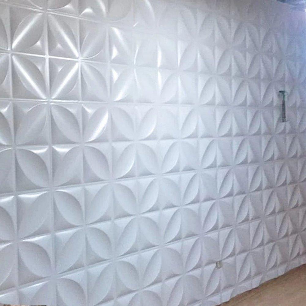 Placas 3d Primavera Adesiva 3M - Papel de Parede Geométrico