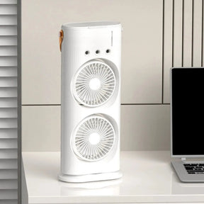 Ventilador Climatizador Duplo com Função Umidificador 3 em 1 - MaxVent