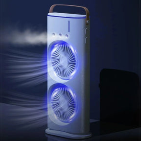 Ventilador Climatizador Duplo com Função Umidificador 3 em 1 - MaxVent